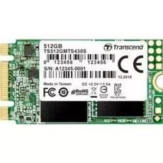 Накопитель SSD M.2 2242 Transcend TS512GMTS430S MTS430 512GB SATA 6Gb/s TLC 3D NAND 560/500MB/s 80K/