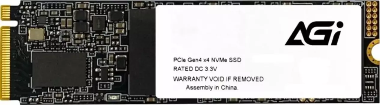Накопитель SSD M.2 2280 AGI AGI2T0G43AI818 2TB PCIe 4.0 x4 5200/4700MB/s MTBF 1.6M TBW 1200