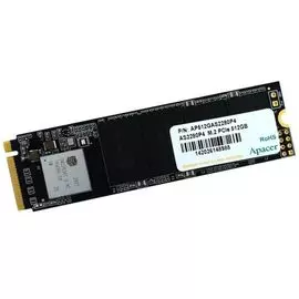Накопитель SSD M.2 2280 Apacer AP512GAS2280P4-1 AS2280P4 512GB PCIe Gen3x4 with NVMe 3D TLC 2100/1500MB/s IOPS 210K/380K MTBF 1.5M RTL
