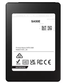 Накопитель SSD 2.5'' Phison S1201K00960GE021T2800 SA50E 960GB, 3D TLC 530/500MB/s 98K/77K IOPS, OEM