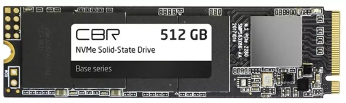 Накопитель SSD M.2 2280 CBR SSD-512GB-M.2-BS24b 512GB, 3100/2000MB/s, TBW 360, OEM