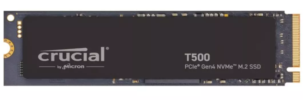 Накопитель SSD M.2 2280 Crucial CT500T500SSD8 500GB T500 PCIe Gen4x4 NVMe, TLC, 7200/5700MB/s, TBW 300