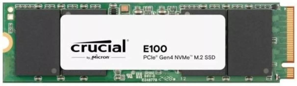 Накопитель SSD M.2 2280 Crucial E100 480GB, 4700/2500MB/s