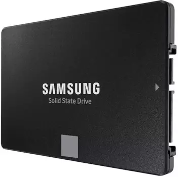 Накопитель SSD 2.5'' Samsung MZ-77E2T0B/EU 870 EVO 2TB SATA 6Gb/s V-NAND 3bit MLC 560/530MB/s IOPS 98K/88K MTBF 1.5M 1200 TBW