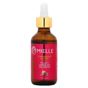 Mielle, Vitamin C Under Eye Gel Drops, Pomegranate and Honey Blend, 2 fl oz (59 ml)