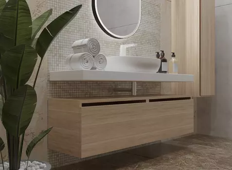 Тумба под столешницу Armadi Art Flat 140 см 897-140-L дуб