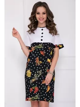 Платье ФОЛЬЯНО (БЛЭК ВАЙТ)