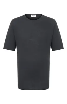 Хлопковая футболка Saint Laurent