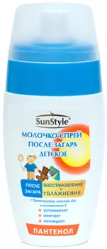 SunStyle молочко-спрей после загара для детей 100 мл