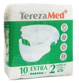 TerezaMed Extra №2 Подгузники для взрослых размер M 10 шт