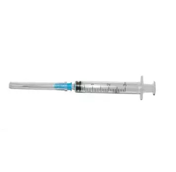 Шприц одноразовый трехкомпонентный с иглой 23G 3 мл