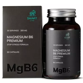 SmartLife Магний В6 Премиум капсулы 90 шт