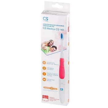 CS Medica Зубная щетка электрическая звуковая CS-161 Розовая