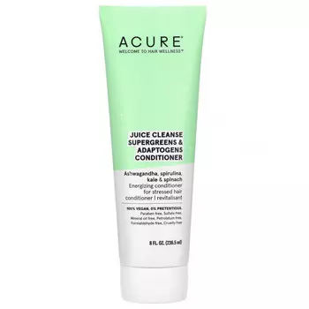 Acure, Juice Cleanse, кондиционер с супергринами и адаптогенами, 236,5 мл (8 жидк. Унций)