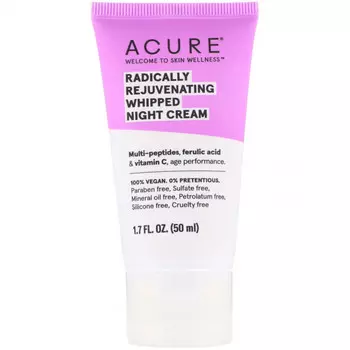 Acure, Radically Rejuvenating, ночной крем с консистенцией взбитых сливок, 50 мл (1,7 жидк. унции)