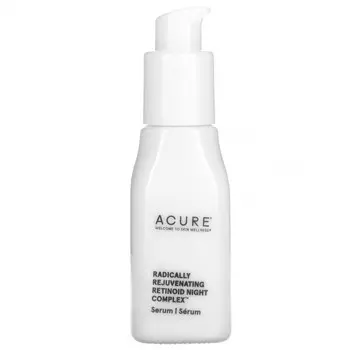 Acure, Radically Rejuvenating, омолаживающая ночная сыворотка с ретиноидами, 30 мл (1 жидк. унция)