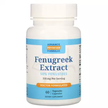 Advance Physician Formulas, Экстракт пажитника, 350 мг, 60 капсул