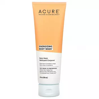 Acure, Гель для душа, арбуз и мандарин, 8 жидких унций (236 мл)
