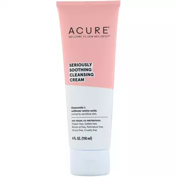 Acure, Глубокое успокоение, очищающий крем, 118 мл (4 ж. унц.)