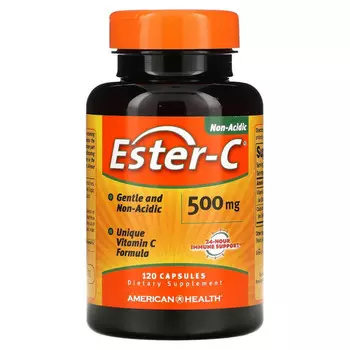 American Health, Ester C, 500 мг, 120 капсул