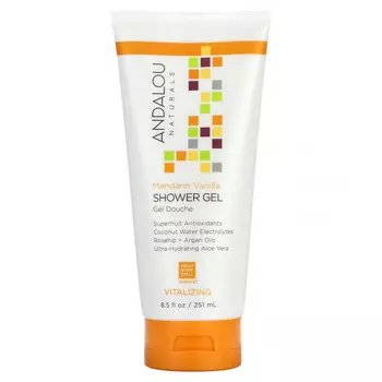 Andalou Naturals, Гель для душа, оживляющий, с мандарином и ванилью, 251 мл (8,5 жидк. Унции)