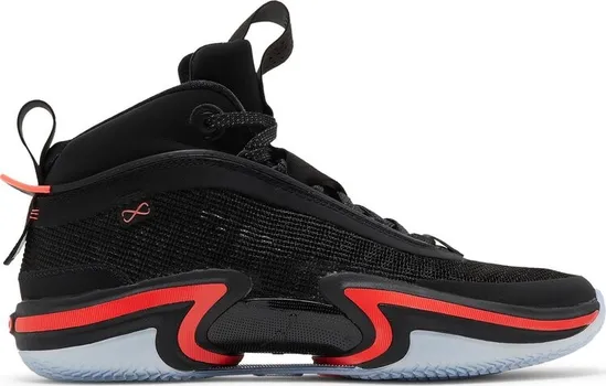 Кроссовки Air Jordan 36 Black Infrared, черный