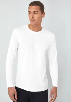 Футболка с длинным рукавом Long Sleeve Crew Neck Next, белый