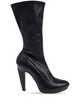Alexander McQueen ботинки на платформе 125 мм, черный