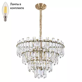 Люстра подвесная с лампочками DIVINARE 3511/17 LM-8+Lamps