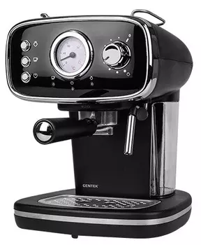 Кофеварка рожковая Centek CT-1165, молотый, 1.2л, черный, 1200Вт (CT-1165)