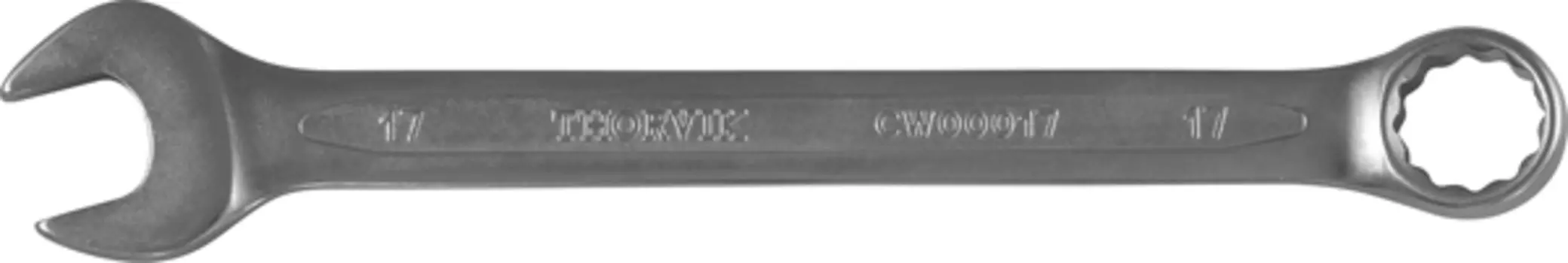 Ключ гаечный комбинированный 23x23 мм, CrV, кованый, Thorvik CW00023 (52037)