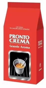 Кофе в зернах Lavazza Pronto Crema 1 кг, темная обжарка, 100% арабика (7821)