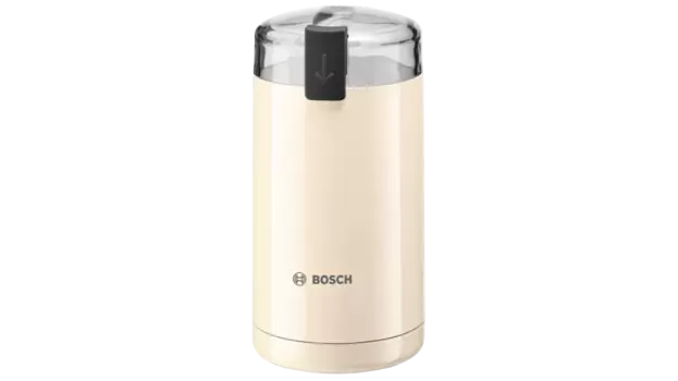 Кофемолка Bosch TSM6A017C, ротационный нож, 75 г, 180 Вт, бежевый (TSM6A017C)