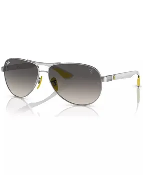 Мужские солнцезащитные очки Ray-Ban, серебряный