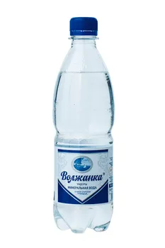 Вода мин Волжанка, 0,5 л, пластик газ