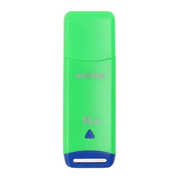 Флешка 16Gb USB 2.0 SmartBuy Easy, зеленый (SB016GBEG)