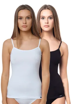 Майка Yenita Spaghetti Top (2er Set) Modern Collection, черный