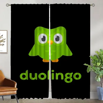 Кухонные шторы 2 шт DuolingoS затемняющие шторы для комнаты 2 панели тюля для спальни домашний интерьер шторы оттенки перегородка W50xH70cmx2pcs-CL