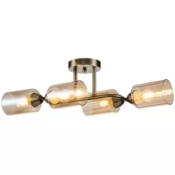 Потолочная люстра на штанге 1110/4P Е27*60W Escada Bungarus Bronze