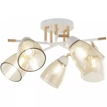 Потолочная люстра на штанге Arte Milano AMALFI 327410/5 FG+WH