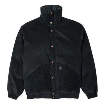 Куртка stand collar down jacket 'black' Converse, черный