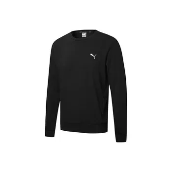 Пуловер с вышитым логотипом Puma, мужские топы, черный 590321-01 S