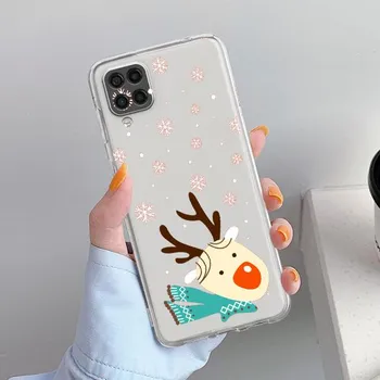 Case For Samsung Galaxy A52 A12 A51 A71 A32 A21s A22 A53 A23 A13 A03 A02 A41 A33 A11 A72 Phone Cove Cute Cartoon Doll Christmas Samsung A53 5G