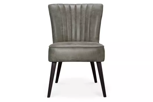 Стул uppsala leather (myfurnish) серый 57x86x56 см.