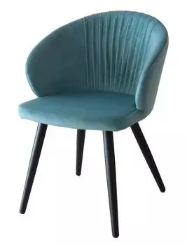 Стул verona (bradexhome) бирюзовый 56x78x56 см.
