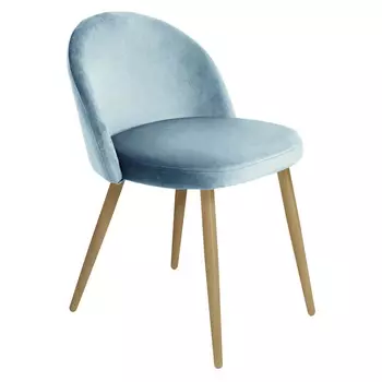 Стул vivian серо-голубой (bradexhome) голубой 53x76x54 см.