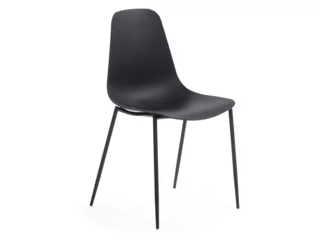 Стул wassu (la forma) черный 49x87x53 см.