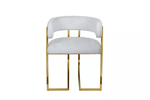 Стул велюр светло-серый/золото (garda decor) серый 61x74x60 см.