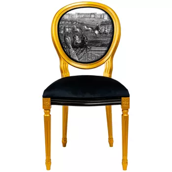 Стул «версаль» (апрель, телец) (object desire) черный 50x97x48 см.