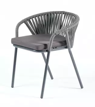 Стул женева (outdoor) серый 57x72x62 см.